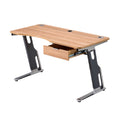 **Technische Titel in het Nederlands: Moderne L-vormige Bureau met Opberglade en Ingebouwde Kabelbeheer**